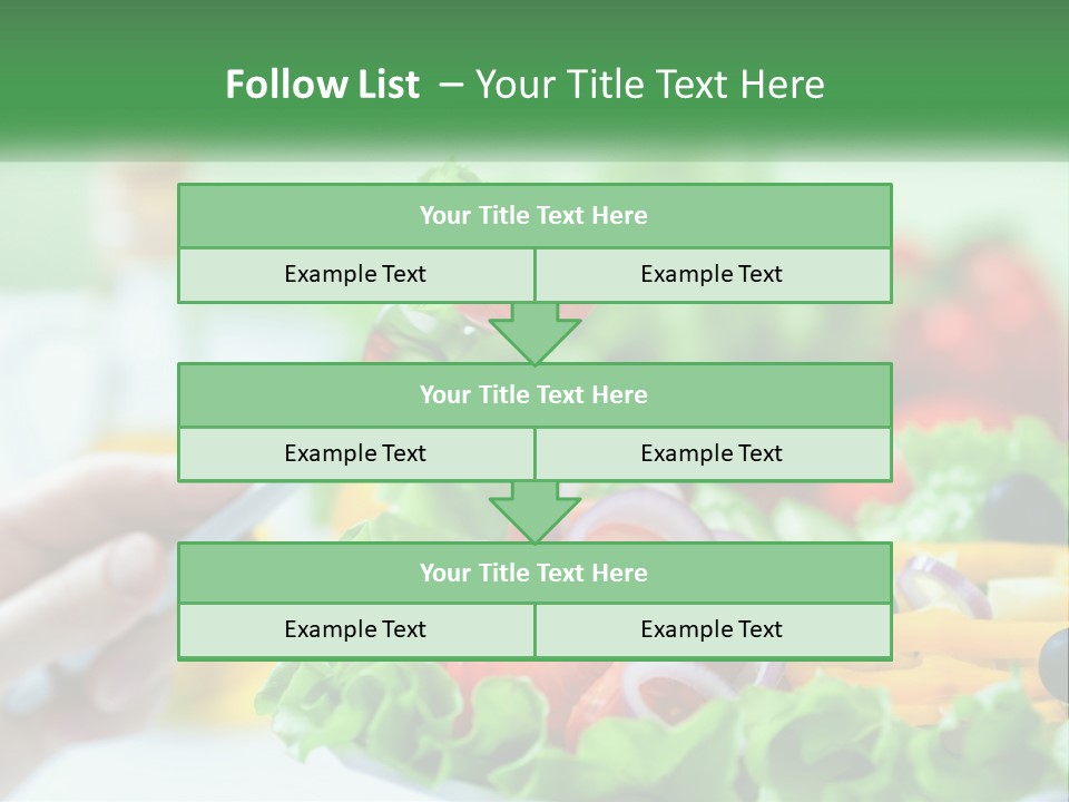 Restaurant Lunch Fresh PowerPoint Template