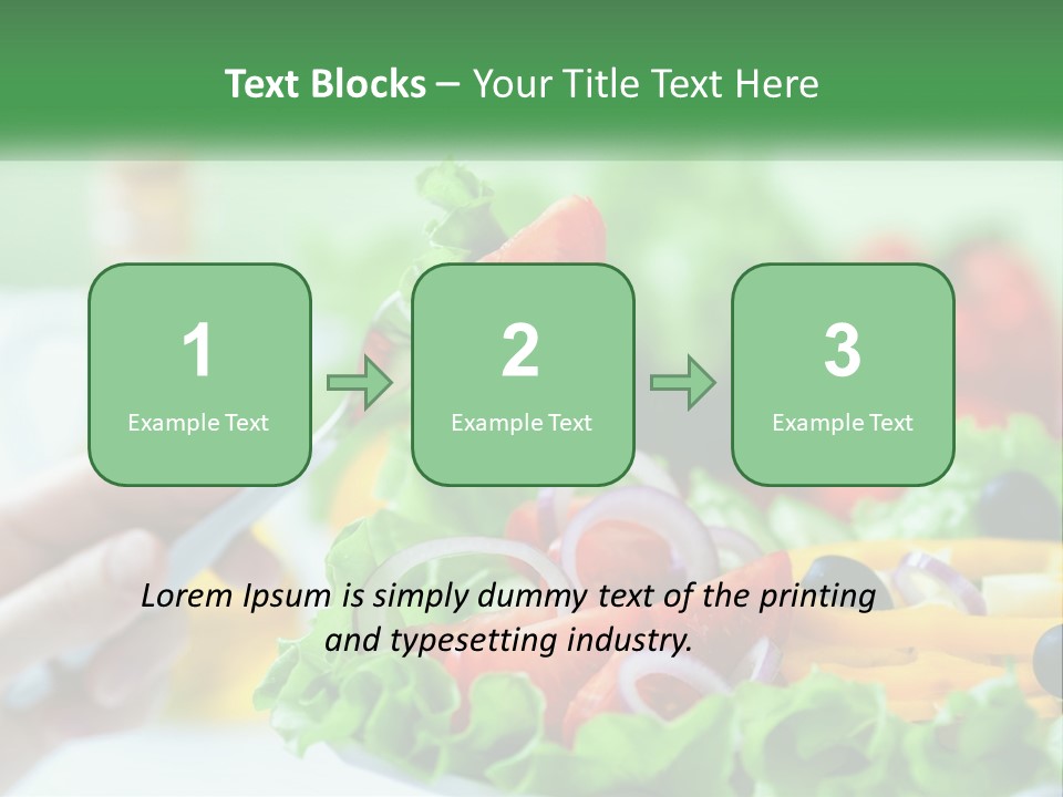 Restaurant Lunch Fresh PowerPoint Template