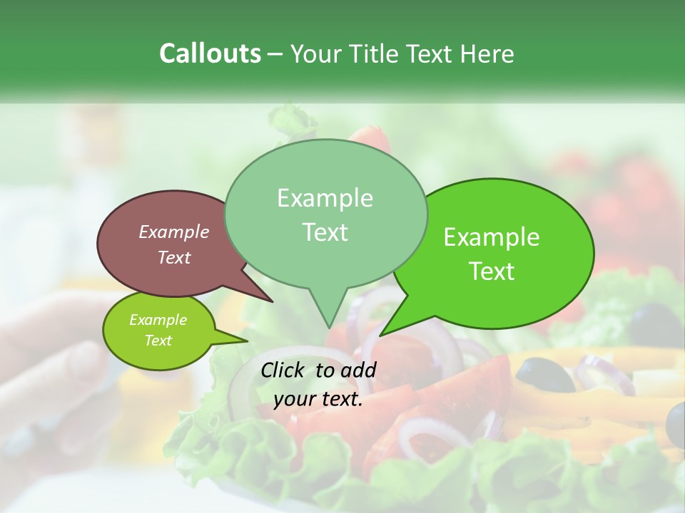 Restaurant Lunch Fresh PowerPoint Template