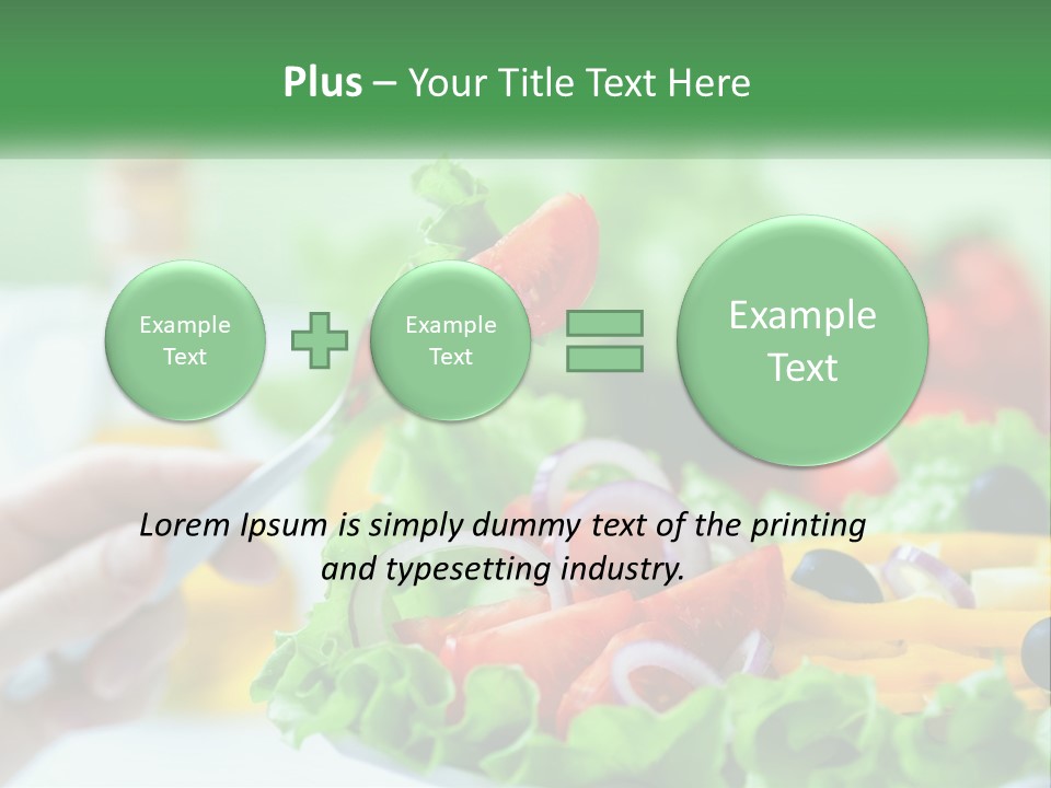 Restaurant Lunch Fresh PowerPoint Template