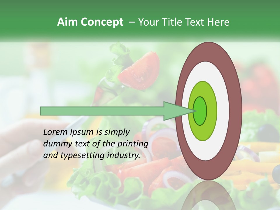 Restaurant Lunch Fresh PowerPoint Template