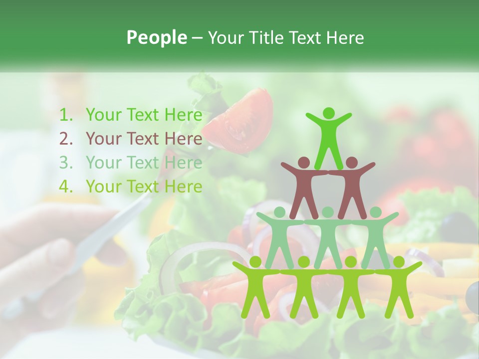 Restaurant Lunch Fresh PowerPoint Template