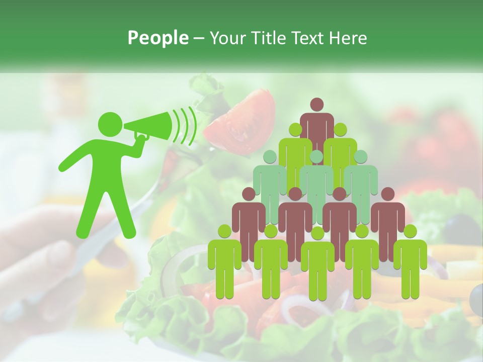 Restaurant Lunch Fresh PowerPoint Template