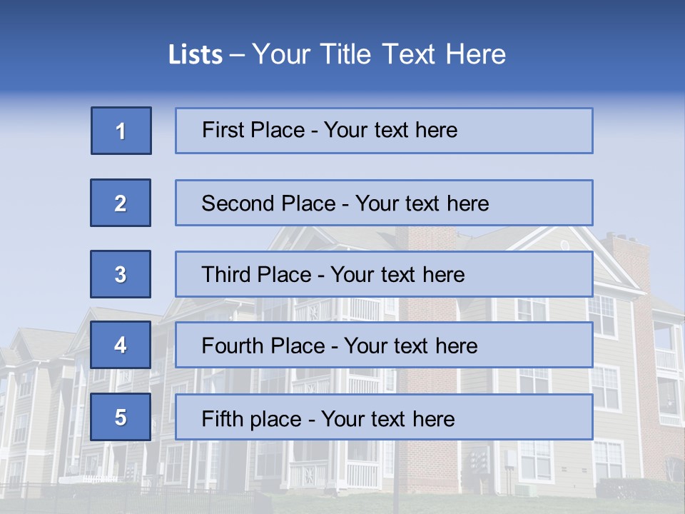 Starter Home Lifestyle PowerPoint Template