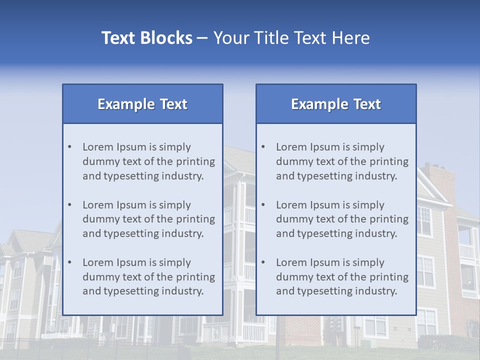 Starter Home Lifestyle PowerPoint Template