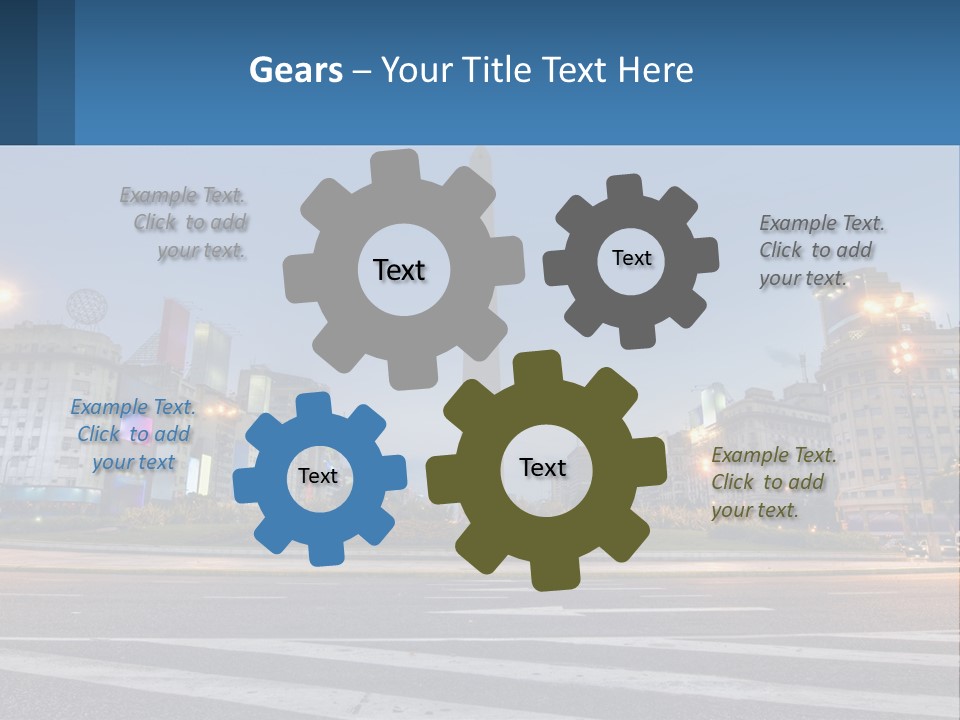 Colorful Structure Architecture PowerPoint Template