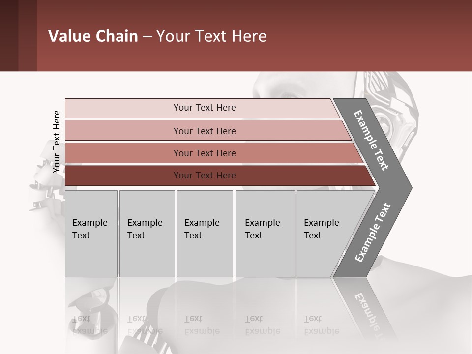 Cybernetics White Robotic PowerPoint Template