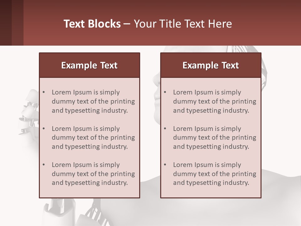 Cybernetics White Robotic PowerPoint Template