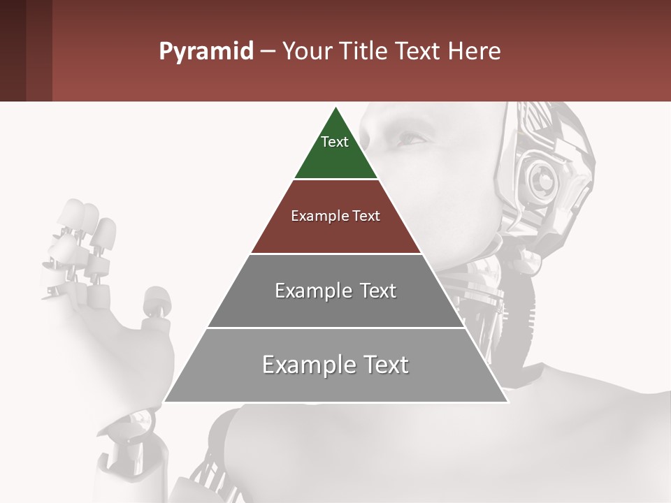 Cybernetics White Robotic PowerPoint Template