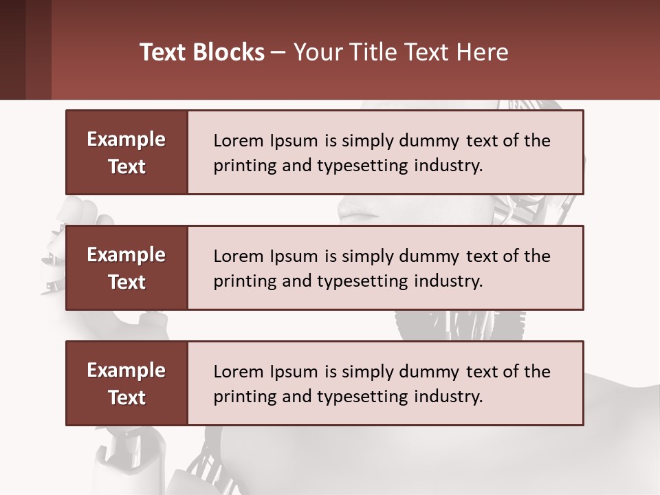 Cybernetics White Robotic PowerPoint Template