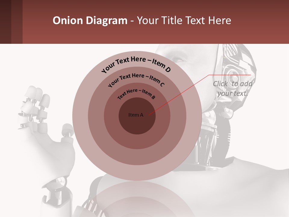 Cybernetics White Robotic PowerPoint Template