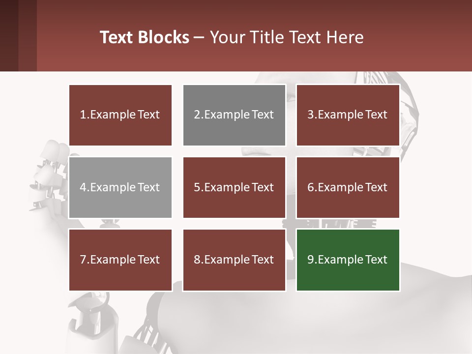 Cybernetics White Robotic PowerPoint Template