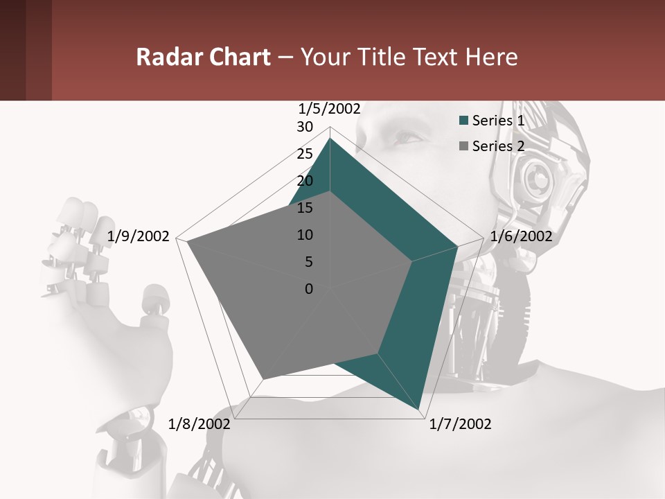 Cybernetics White Robotic PowerPoint Template