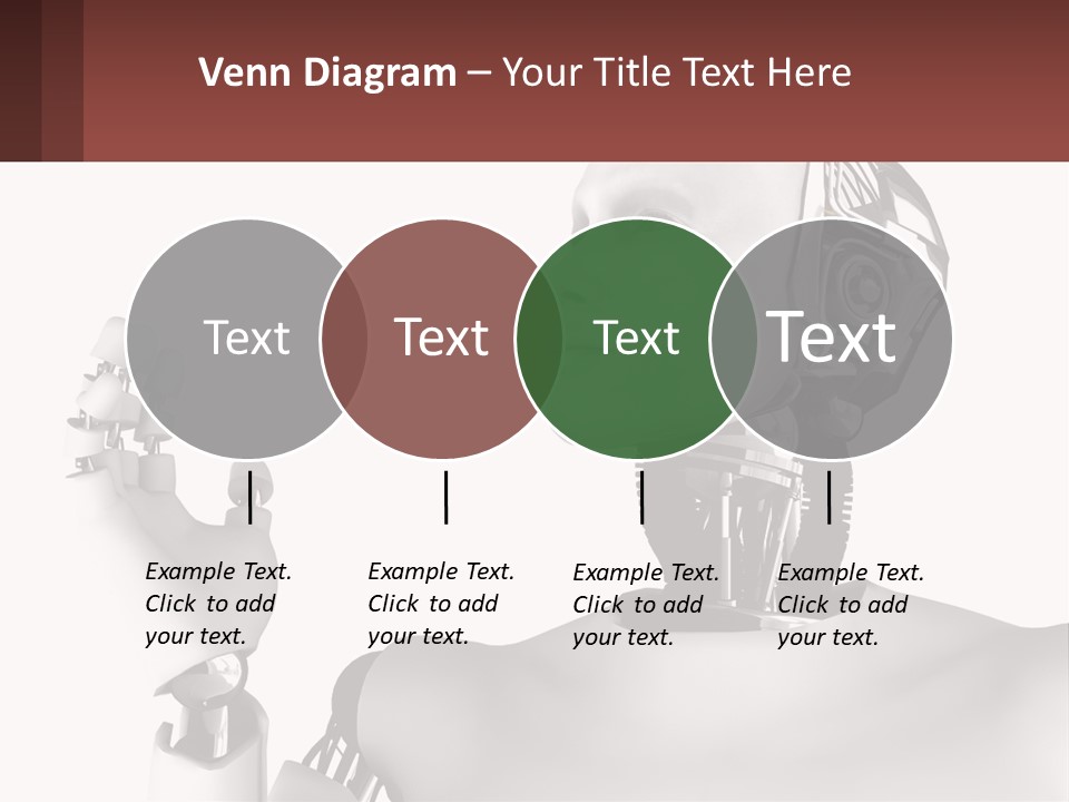 Cybernetics White Robotic PowerPoint Template