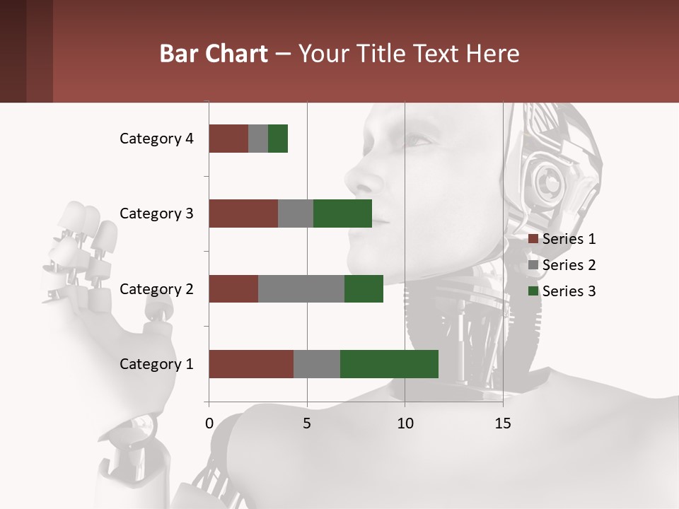 Cybernetics White Robotic PowerPoint Template