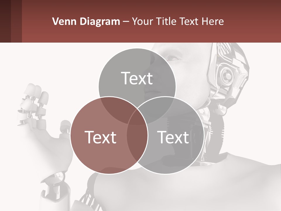 Cybernetics White Robotic PowerPoint Template