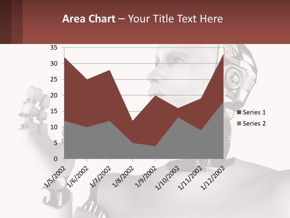 Cybernetics White Robotic PowerPoint Template