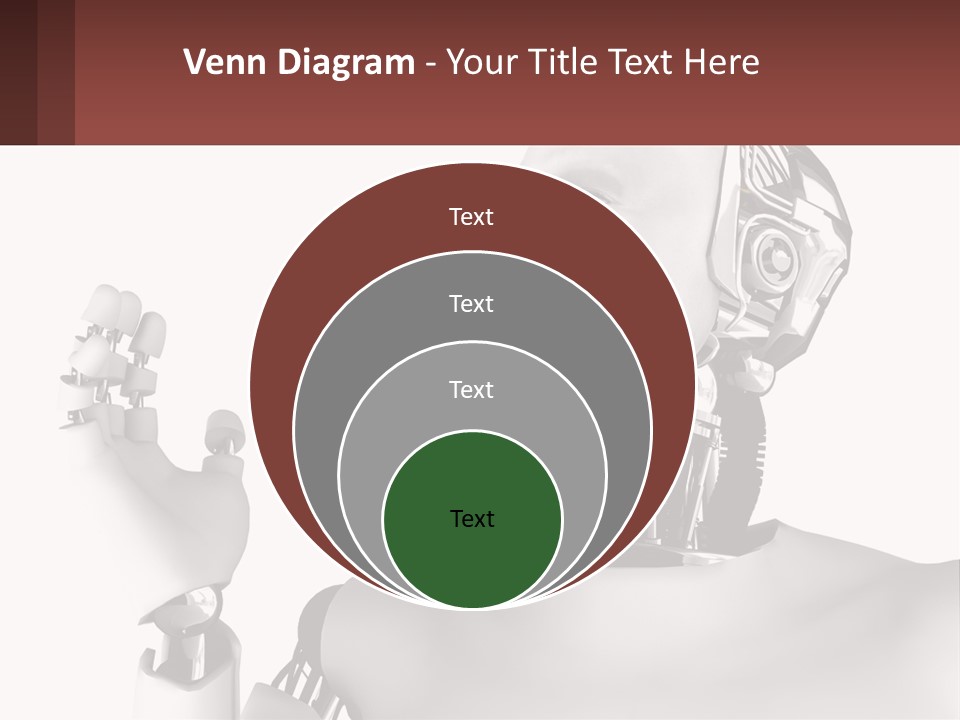 Cybernetics White Robotic PowerPoint Template