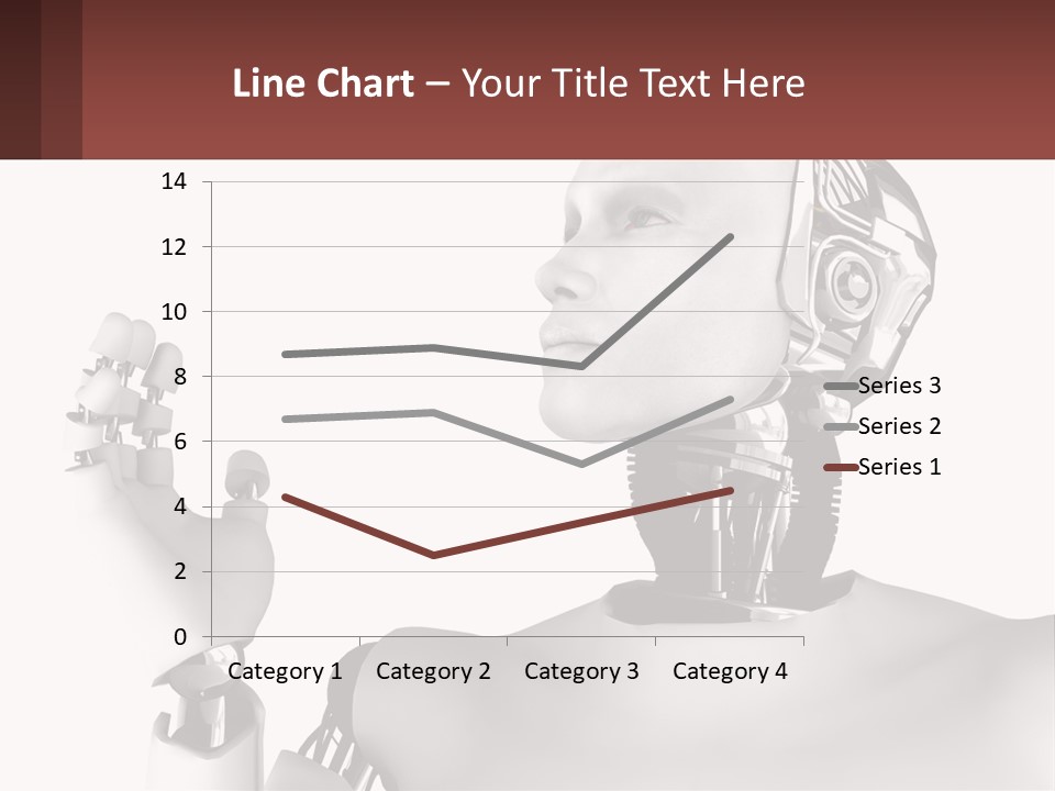 Cybernetics White Robotic PowerPoint Template