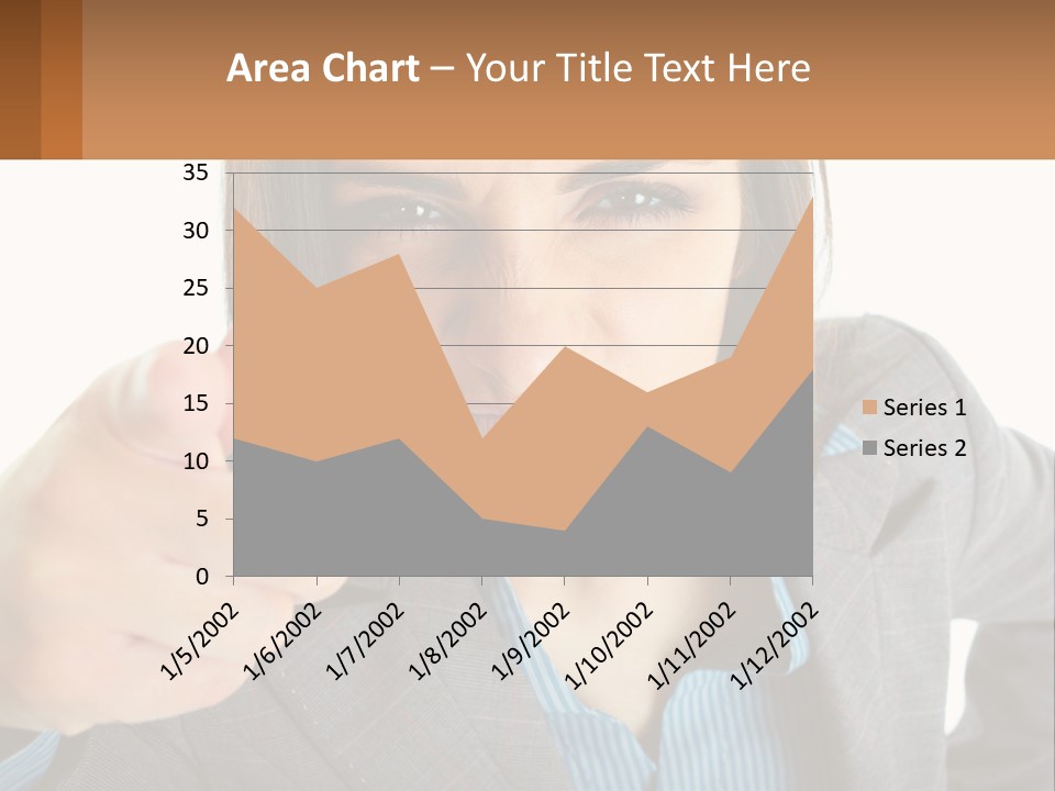 Businesswoman Professional Hand PowerPoint Template