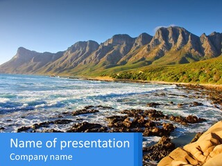 Sand Wave Tide PowerPoint Template