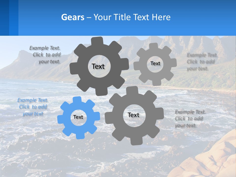 Sand Wave Tide PowerPoint Template