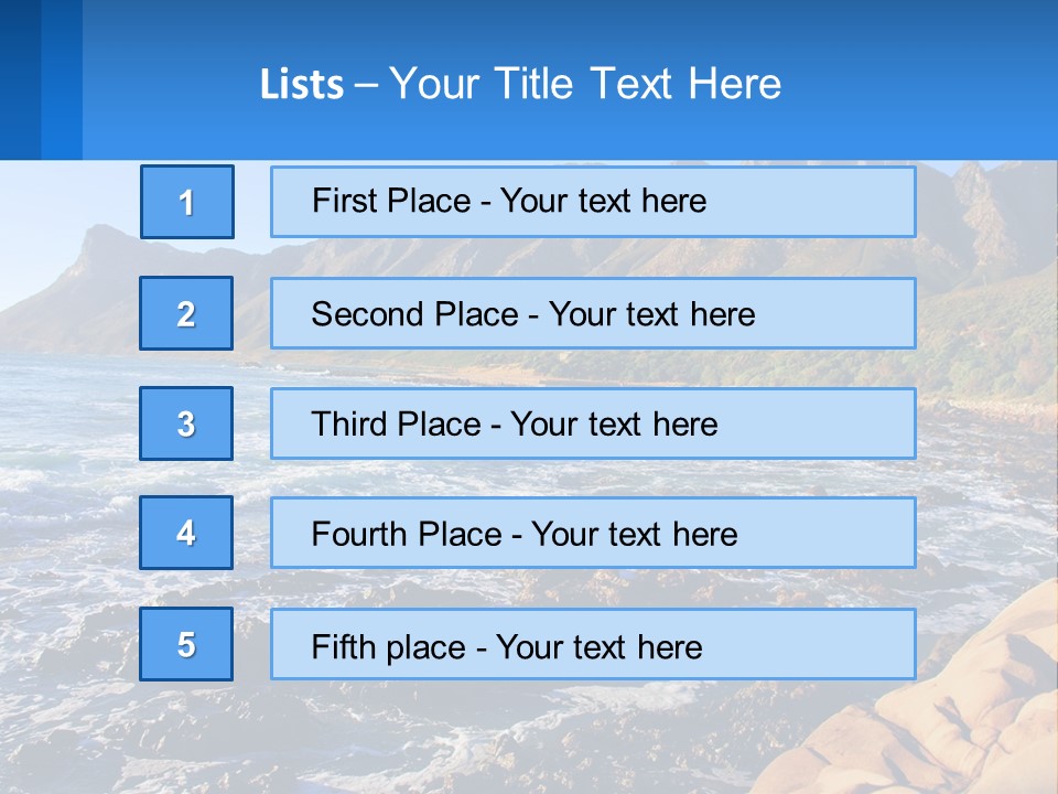 Sand Wave Tide PowerPoint Template