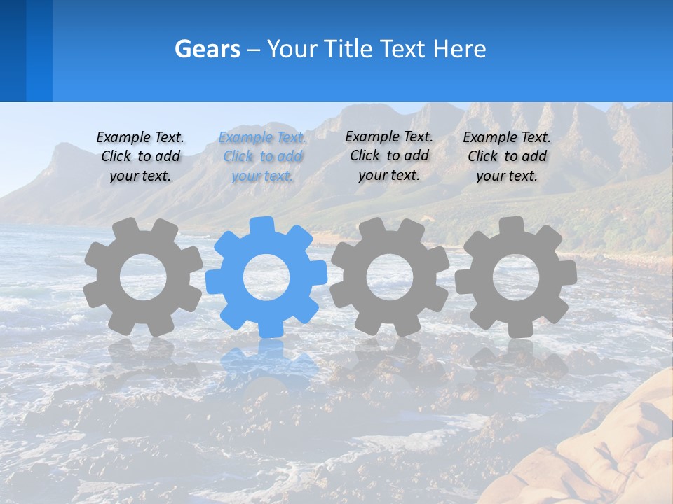 Sand Wave Tide PowerPoint Template