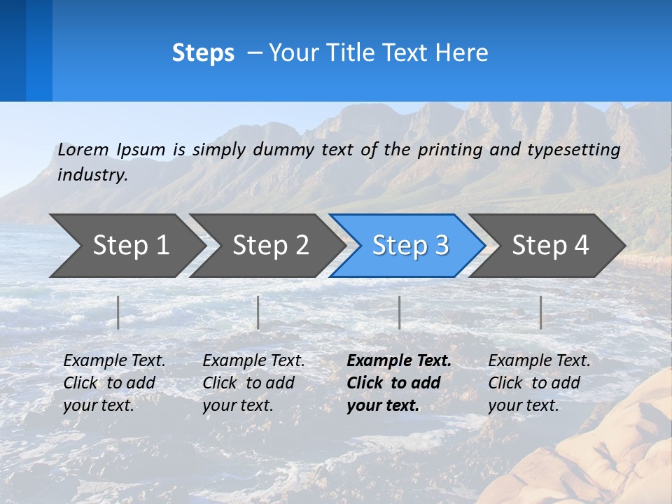 Sand Wave Tide PowerPoint Template
