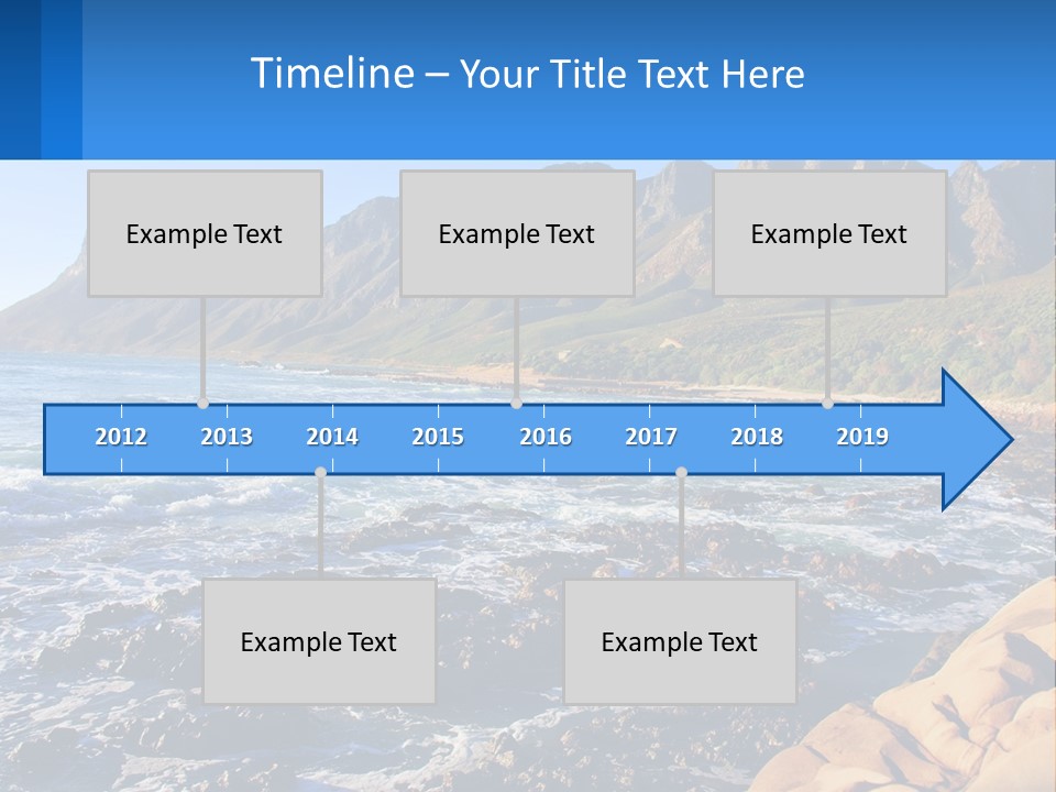 Sand Wave Tide PowerPoint Template