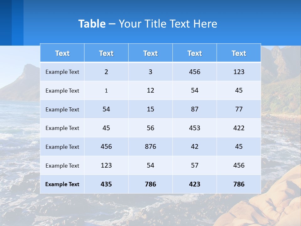 Sand Wave Tide PowerPoint Template