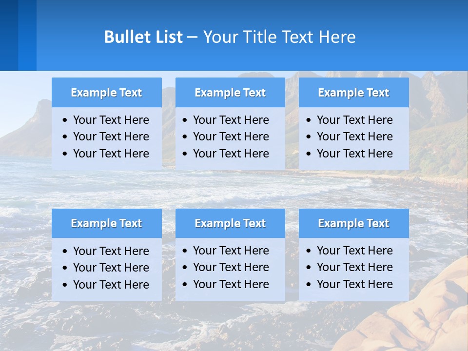 Sand Wave Tide PowerPoint Template