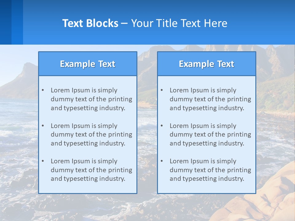 Sand Wave Tide PowerPoint Template