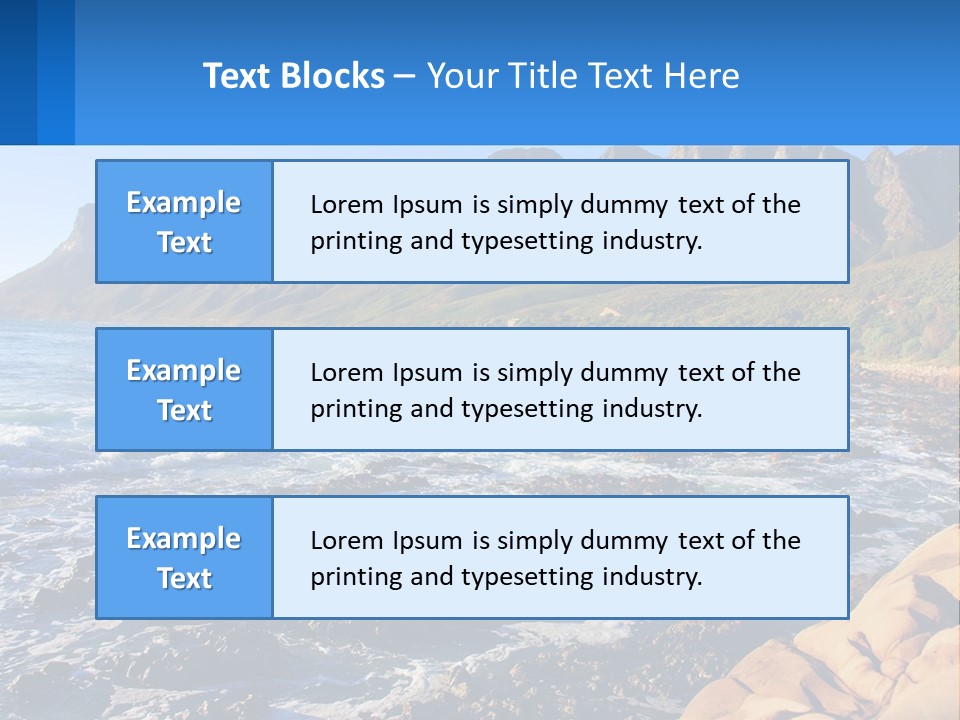 Sand Wave Tide PowerPoint Template