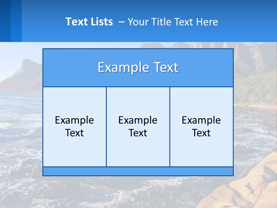 Sand Wave Tide PowerPoint Template