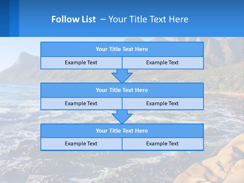 Sand Wave Tide PowerPoint Template