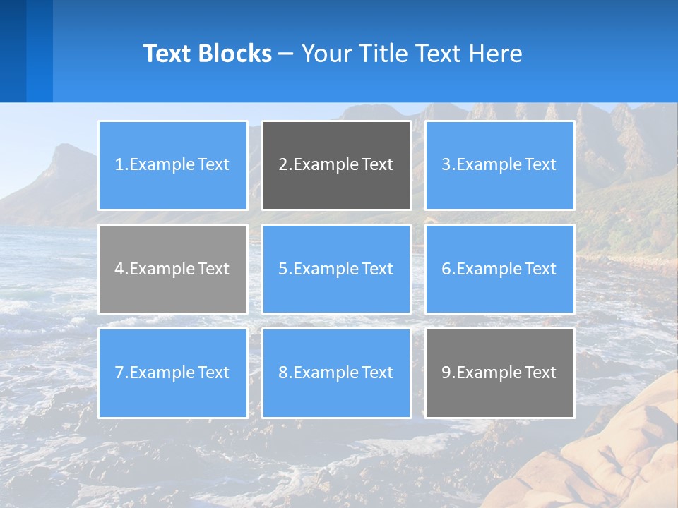 Sand Wave Tide PowerPoint Template