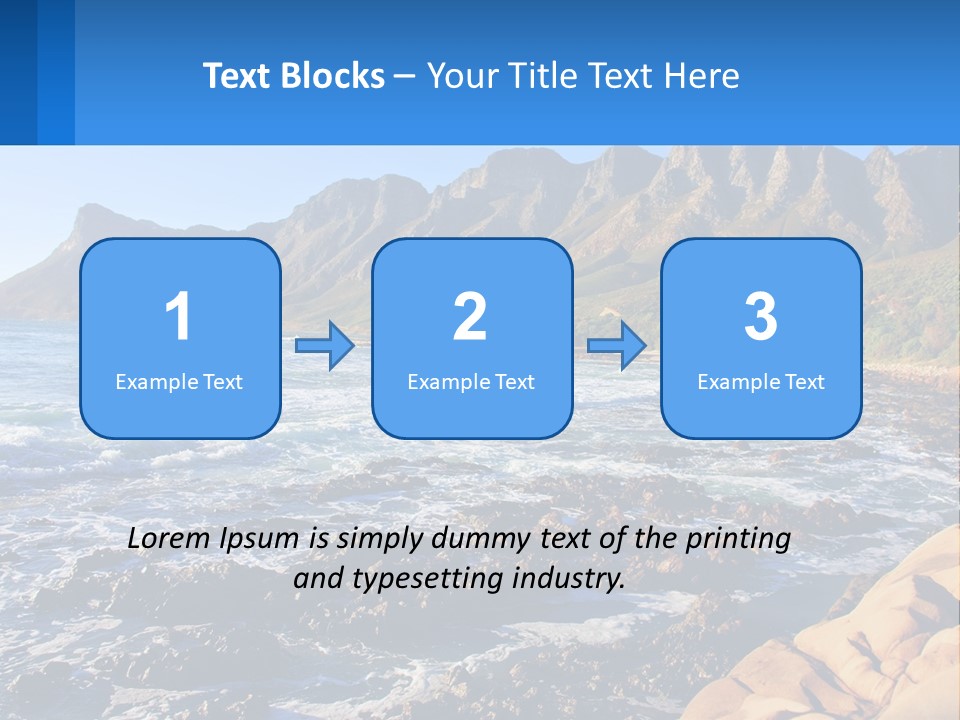 Sand Wave Tide PowerPoint Template