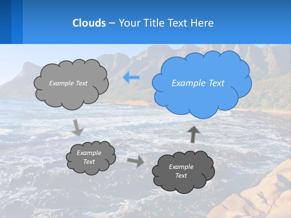 Sand Wave Tide PowerPoint Template
