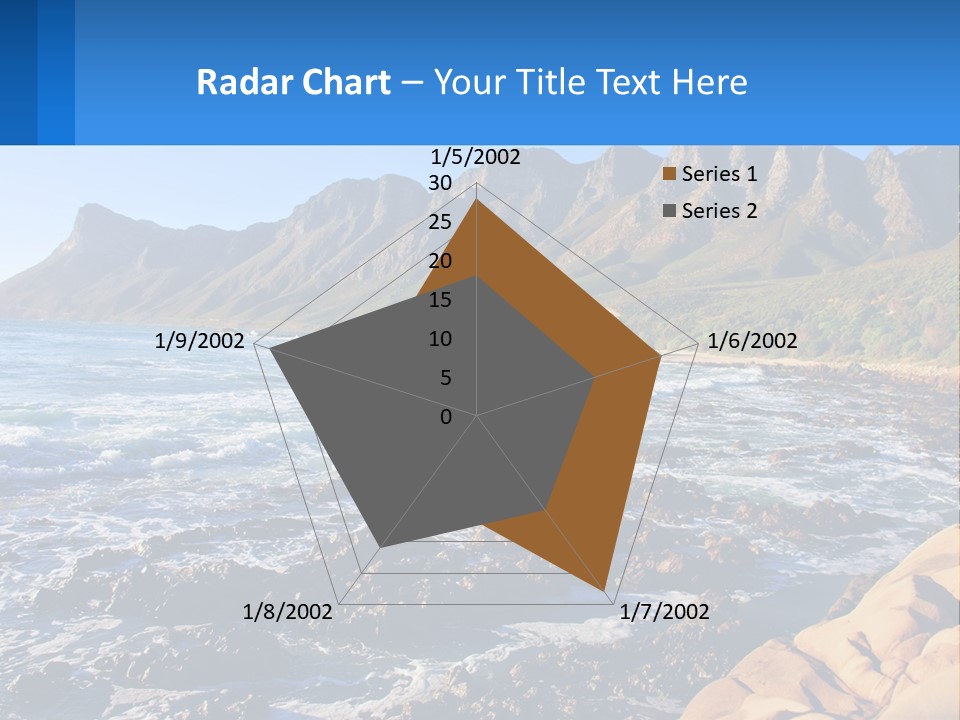 Sand Wave Tide PowerPoint Template