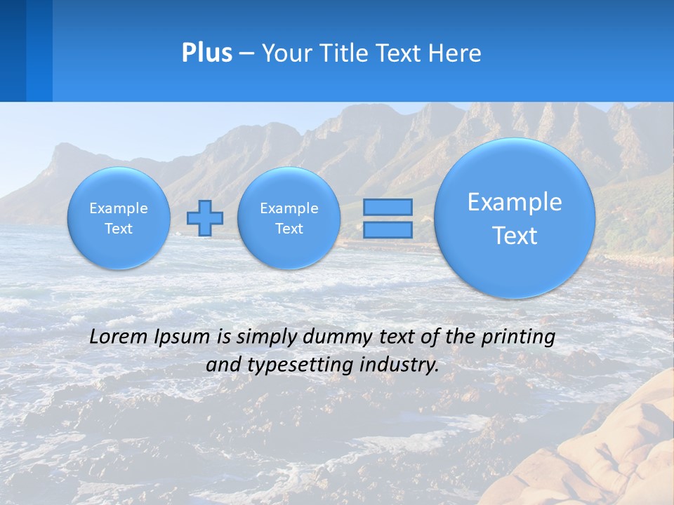 Sand Wave Tide PowerPoint Template