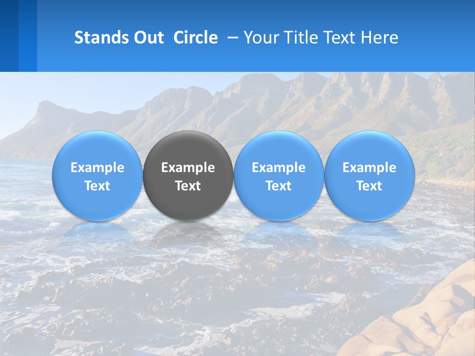 Sand Wave Tide PowerPoint Template
