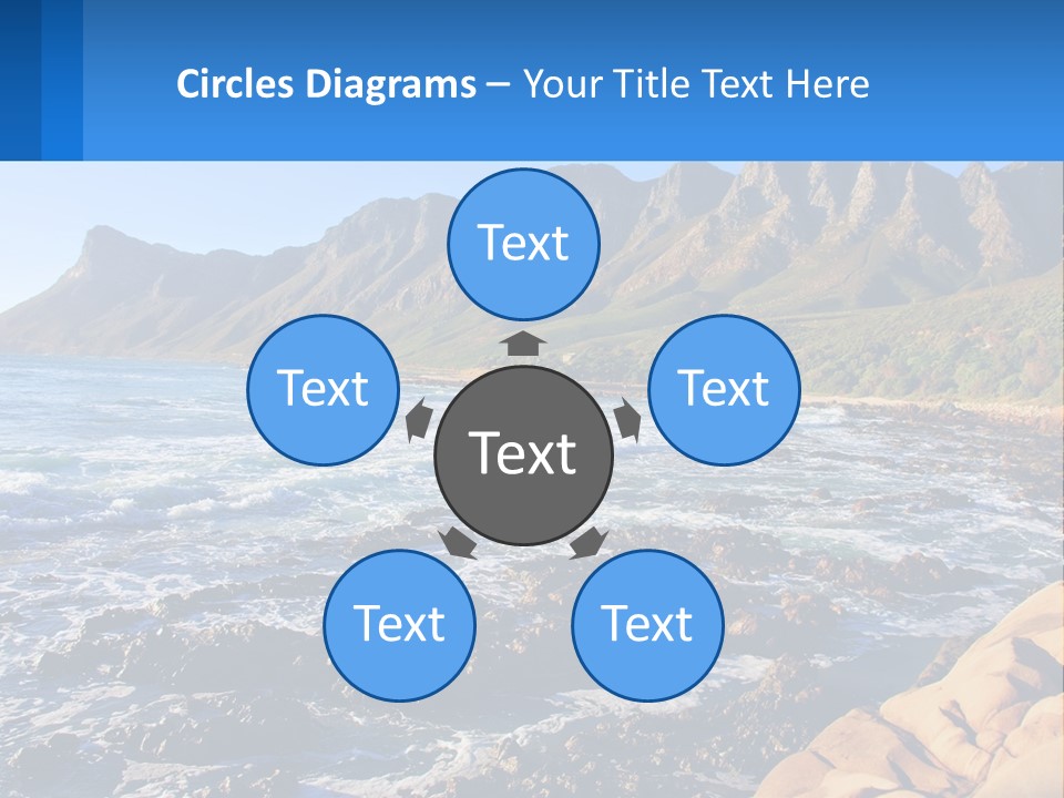 Sand Wave Tide PowerPoint Template