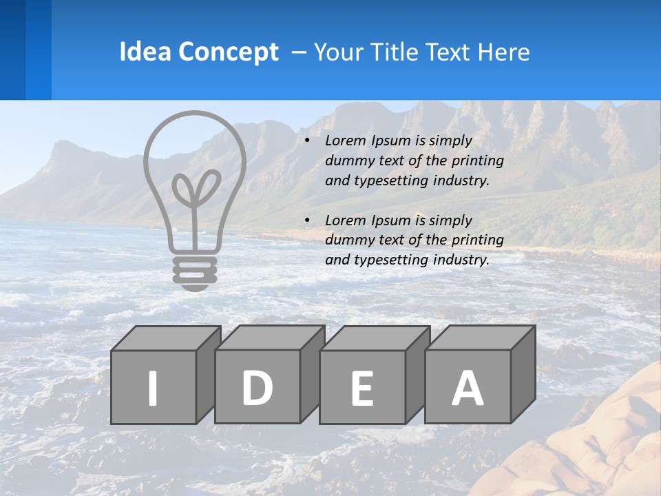 Sand Wave Tide PowerPoint Template