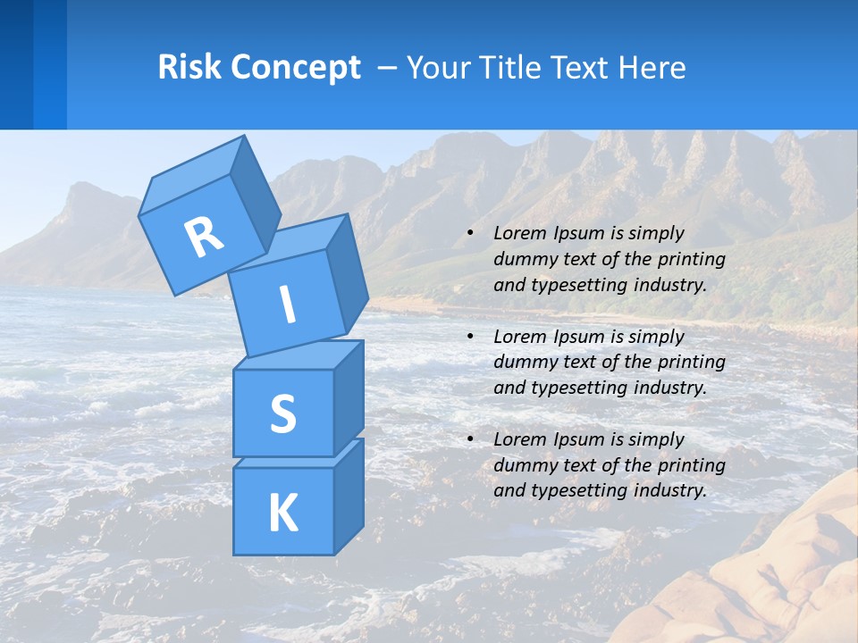 Sand Wave Tide PowerPoint Template