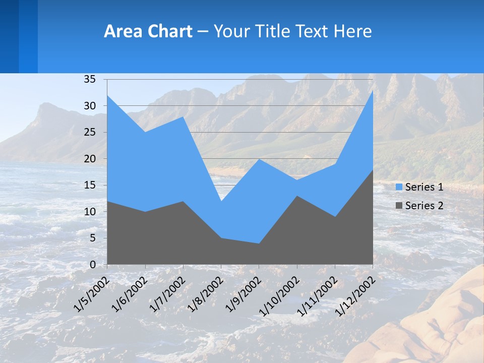 Sand Wave Tide PowerPoint Template