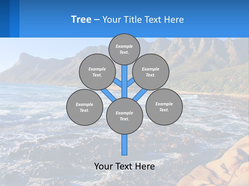 Sand Wave Tide PowerPoint Template