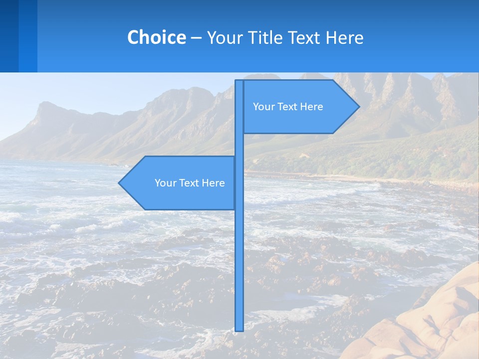 Sand Wave Tide PowerPoint Template
