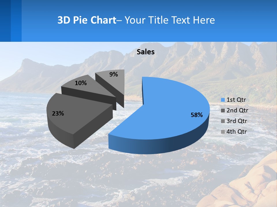 Sand Wave Tide PowerPoint Template