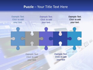 Pattern Presentation Orange PowerPoint Template